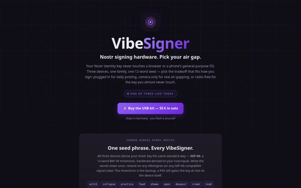 VibeSigner